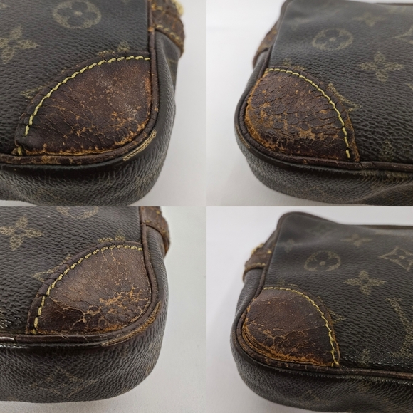 Louis Vuitton Vintage 1991 Marly Clutch In Brown LV Monogram - Picture 6 of 14